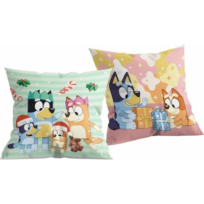 Halantex vankúš Bluey Vianoce s rodinou 40x40