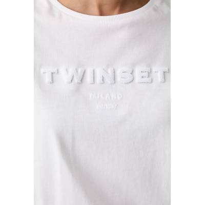 Twinset тениска дамска от памук (262TP2303)