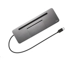 i-Tec USB-C Metal Ergonomic 4K 3x Display Docking Station + Power Delivery 85 W C31FLATDOCKPDPRO
