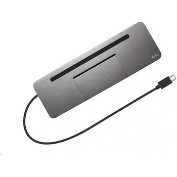 i-Tec USB-C Metal Ergonomic 4K 3x Display Docking Station + Power Delivery 85 W C31FLATDOCKPDPRO