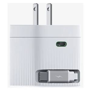 Hikvision Hikvision HIKSEMI Зарядно за телефон - 1 USB-C, USB-C кабел, 67 W, американски щепсел HS-HUB-GAN67(STD)/2C/67W/WHITE (HS-HUB-GAN67(STD)/2C/67W/WHITE)
