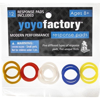 Balení YoYo Response Padů Yoyofactory náhradní bind gumičky na yo yo