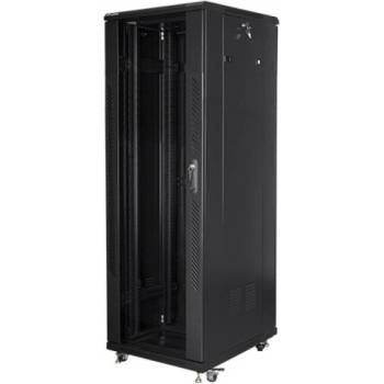 Lanberg rack cabinet 19" free-standing 37U - 600x800 self-assembly flat pack, black (FF01-6837-12B)