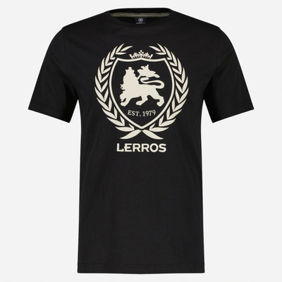 Lerros pánske tričko s logom čierne