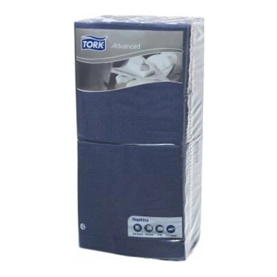 Tork Servítky 1/4 sklad 2V 32x32 cm Advanced Lunch tmavomodrá 200ks