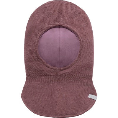 Detská zimná merino kukla s podšívkou Minymo červená Rose Taupe
