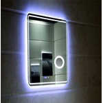 Inter Ceramic Огледало за баня с вградено LED осветление Amira, 60x80, с нагревател