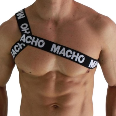 Macho Roman Harness White