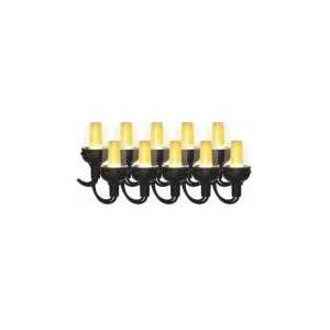 Eaglemoss Collections LED light chain 10x10 Party transparent 4, 5m vintage, IP44 DCPV01