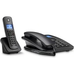 Motorola C4201 COMBO черен телефон E10E09K19B1GSG03 (E10E09K19B1GSG03) Телефонни апарати
