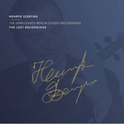 Henryk Szeryng - Unreleased Berlin Studio Recordings CD