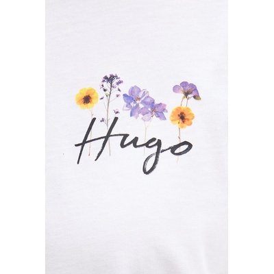 HUGO Памучна тениска HUGO Destrel_4 (50555813)