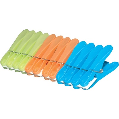 Fave Kolíčky na bielizeň jumbo 12 ks 8,5 cm plast