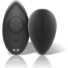 Black&Silver Preston Vibrating Pantie Silicone Rechargeable Black
