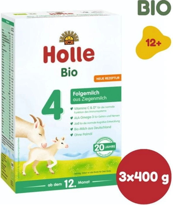 aki46Holle Bio Folgemilch 4     3箱セット Holle Bio 4 400 g x 3 ks - Heureka.cz