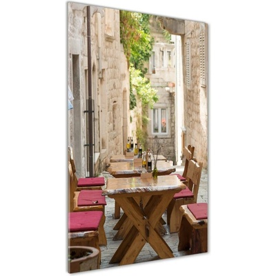 Vertikálny fotoobraz na skle Korčula Chorvátsko 50x100 cm