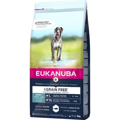 Eukanuba Grain Free Large veľkých plemien 3 kg