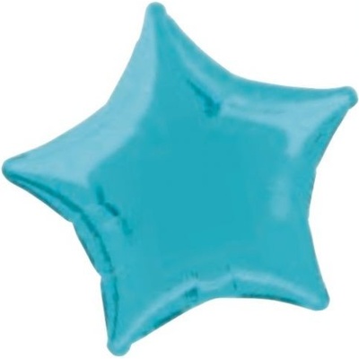Balónek hvězda Baby blue