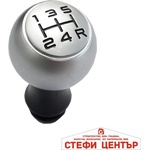 Paolo Топка за скоростен лост съвместима с Peugeot / Citroen - 5 скорости - мат (58401) - steficenter
