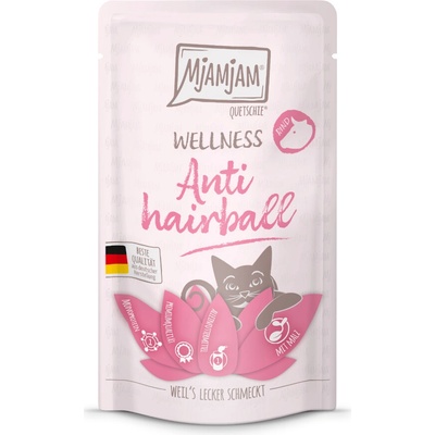 MjAMjAM Wellness 12 x Anti Hairball kuracie 125 g