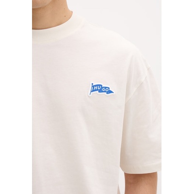 HUGO Blue Памучна тениска Hugo Blue Nohatio (50556411)