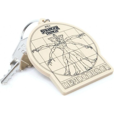 Přívěsek na klíče gumová Stranger Things Demogorgon