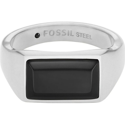 Fossil pánsky prsteň z ocele All Stacked Up JF04603040
