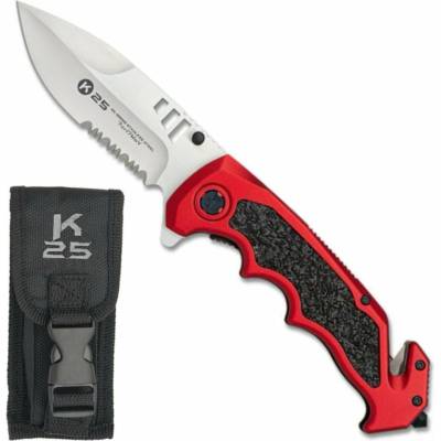 K25 Penknife zavírací černočervený