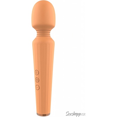 Dream Toys Masážní hlavice GLAM Wand Vibe oranžová