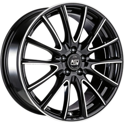 MSW 86 6,5x16 4x108 ET18 gloss black polished