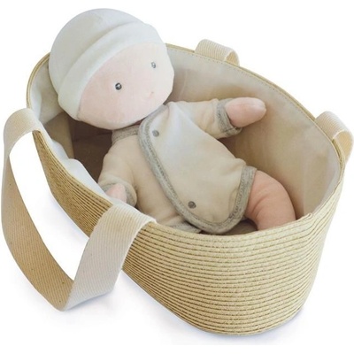 DouDou ET Compagnie Bábätko v košíku DouDou Grey
