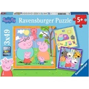 Ravensburger 055791 Prasátko Peppa 3x49 dílků