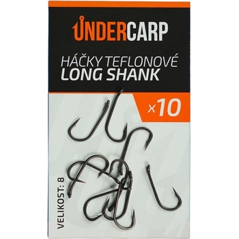 UnderCarp Teflonový LONG SHANK vel. 8 10ks