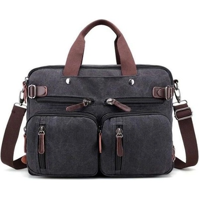 Lifestyle pánská plátěná taška Crossbody Savior 20010302510313970C černá