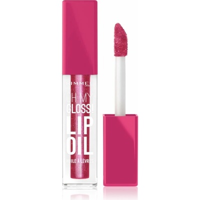 Rimmel Oh My Gloss! Lip Oil olej na pery s hydratačným účinkom 007 Fuschia Punch 4,5 ml