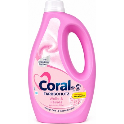 Coral Wolle & Seide prací gel na vlnu a hedvábí 1,25 l 26 PD