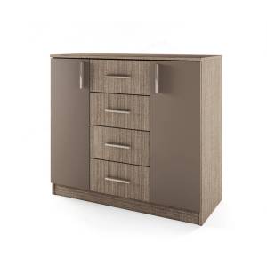 Bogdan Furniture I Скрин Mod 3004, Мока/Лате