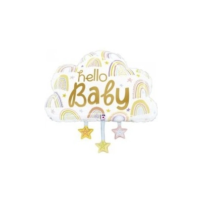 GRABO fóliový balónek Mráček Hello Baby 28" 71cm nafukovací