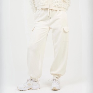 Brave Soul Дамски панталони Brave Soul BS Womens Cream Jersey Cargo Trousers - Cream
