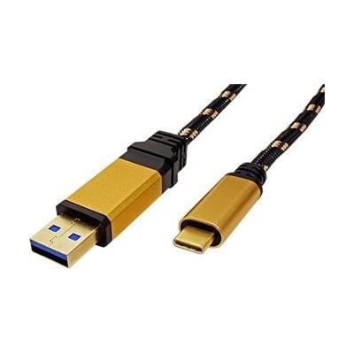 Roline 11.02.9012 USB 3.1 USB3.0 A(M) - USB C(M), 0,5m, černý