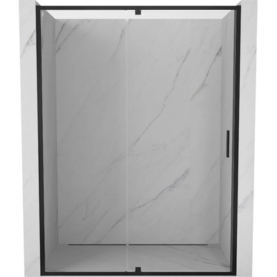 Mexen Exo душ кабина врати 130 см, прозрачни, черни - 819-130-000-70-00 (819-130-000-70-00)