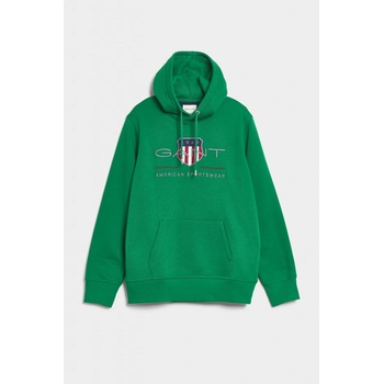 GANT REG ARCHIVE SHIELD HOODIE zelená