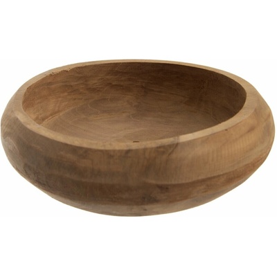 H&L Rustikální dřevěná mísa 20 cm teak J11302510