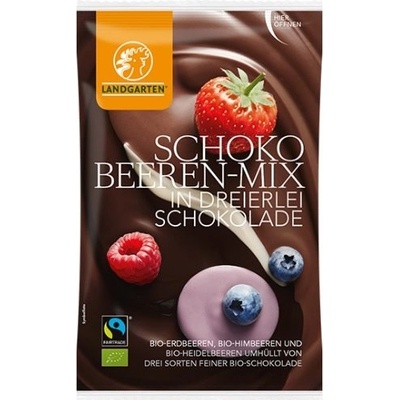 Landgarten bio lesné plody v třídruhové čokoláde 50 g