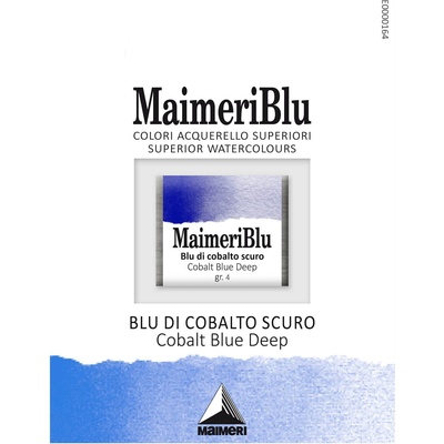 Maimeri Blu Акварелна боя Cobalt Blue Deep 374 1, 5 ml 1 бр (M1607374)