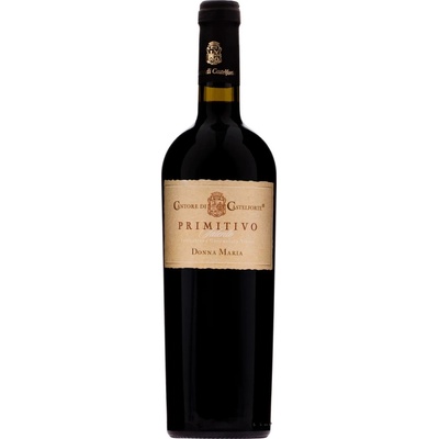 Cantore Di Castelforte Primitivo Salento Donna Maria 14% 0,75 l (čistá fľaša)