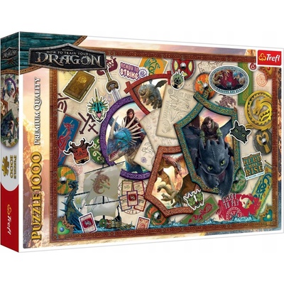 TREFL Jak vycvičit draka 1000 dílků
