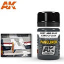 AK Weathering Air Paneliner For Grey and Blue Camouflage