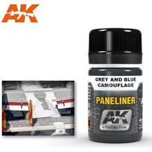 AK Weathering Air Paneliner For Grey and Blue Camouflage