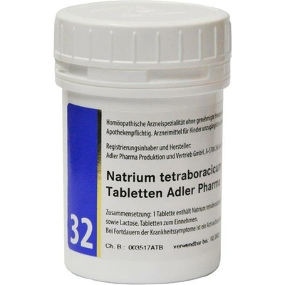 Adler Pharma Schüsslerovy soli Nr. 32 Natrium tetraboracicum D12 400 tablet